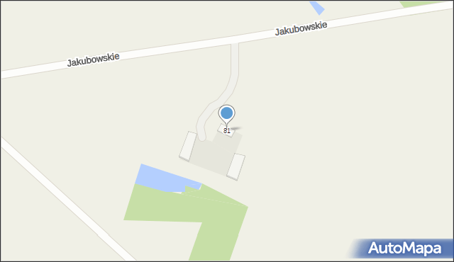 Jakubowskie, Jakubowskie, 81, mapa Jakubowskie