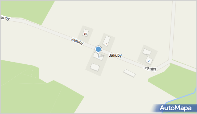 Jakuby, Jakuby, 3, mapa Jakuby