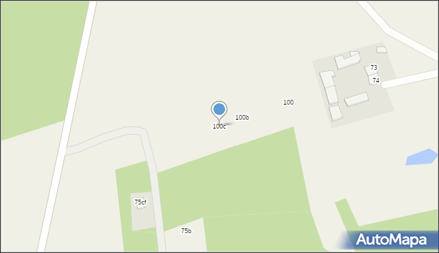 Jakunówko, Jakunówko, 100c, mapa Jakunówko