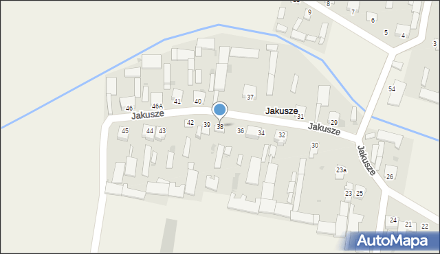 Jakusze, Jakusze, 38, mapa Jakusze