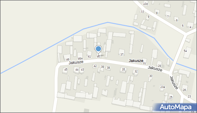 Jakusze, Jakusze, 40, mapa Jakusze