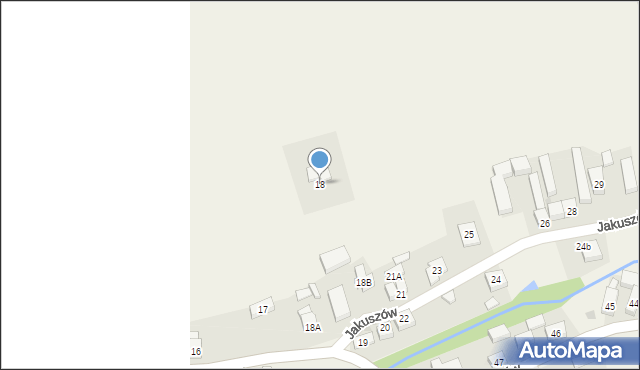 Jakuszów, Jakuszów, 18, mapa Jakuszów