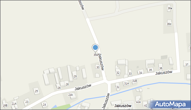 Jakuszów, Jakuszów, 30a, mapa Jakuszów