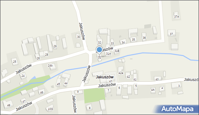 Jakuszów, Jakuszów, 31, mapa Jakuszów