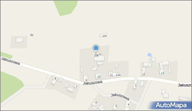Jakuszowa, Jakuszowa, 10a, mapa Jakuszowa