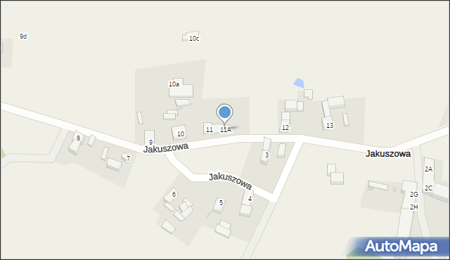 Jakuszowa, Jakuszowa, 11A, mapa Jakuszowa