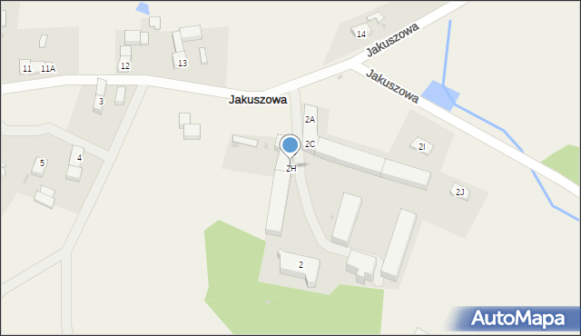 Jakuszowa, Jakuszowa, 2H, mapa Jakuszowa