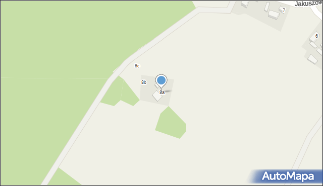 Jakuszowa, Jakuszowa, 8a, mapa Jakuszowa