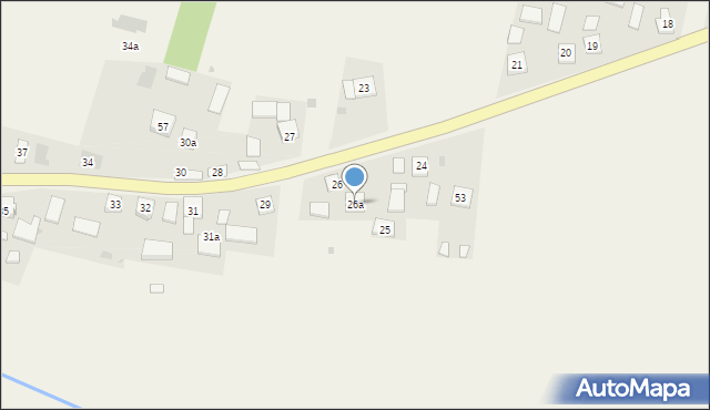 Jakuszowice, Jakuszowice, 26a, mapa Jakuszowice