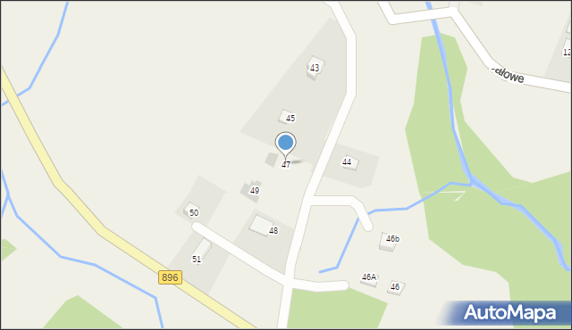 Jałowe, Jałowe, 47, mapa Jałowe