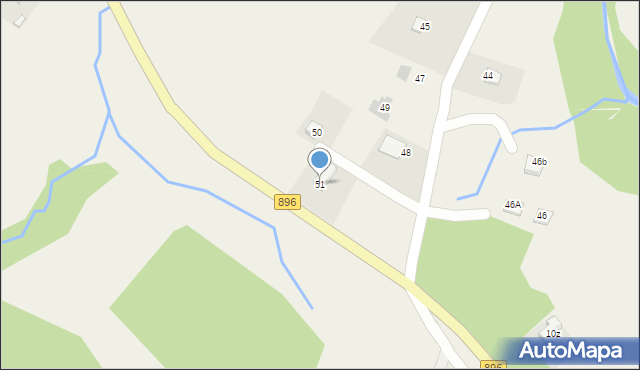 Jałowe, Jałowe, 51, mapa Jałowe