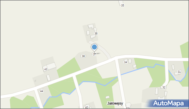 Jałowęsy, Jałowęsy, 37, mapa Jałowęsy