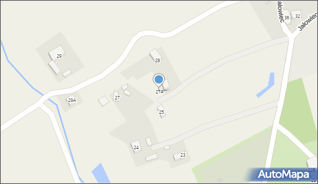 Jałowiec, Jałowiec, 27A, mapa Jałowiec