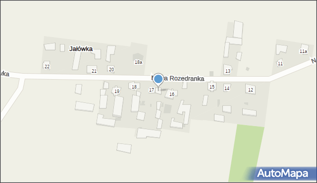 Jałówka, Jałówka, 17/2, mapa Jałówka