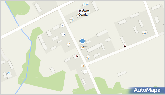 Jałówka, Jałówka, 16, mapa Jałówka