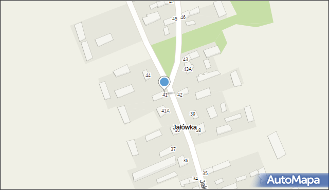 Jałówka, Jałówka, 41, mapa Jałówka