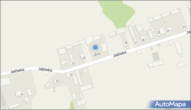 Jałówka, Jałówka, 29, mapa Jałówka
