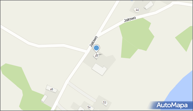 Jałowo, Jałowo, 45, mapa Jałowo