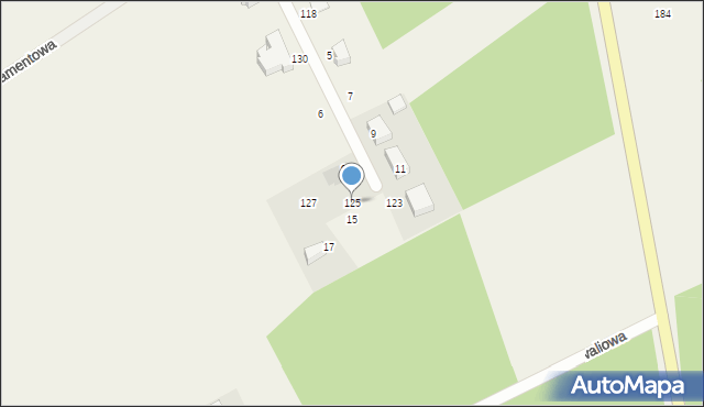 Jamielnik, Jamielnik, 125, mapa Jamielnik