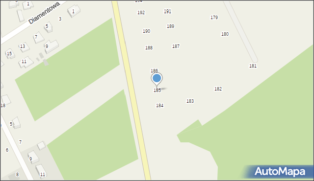 Jamielnik, Jamielnik, 185, mapa Jamielnik