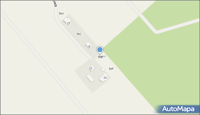 Jamielnik, Jamielnik, 56E, mapa Jamielnik