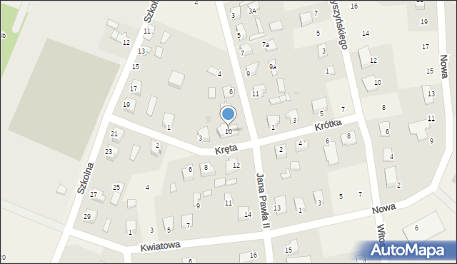 Jamielnik, Jana Pawła II, 10, mapa Jamielnik