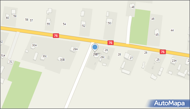 Jamielnik-Kolonia, Jamielnik-Kolonia, 29B, mapa Jamielnik-Kolonia