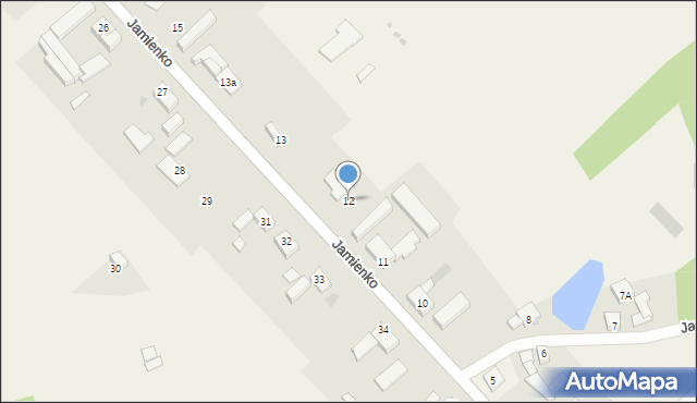 Jamienko, Jamienko, 12, mapa Jamienko