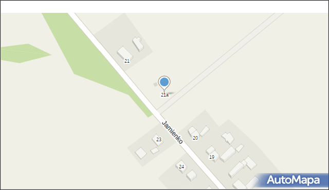 Jamienko, Jamienko, 21a, mapa Jamienko