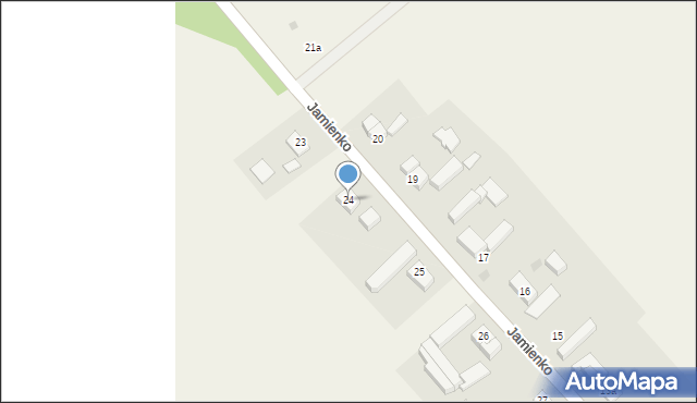 Jamienko, Jamienko, 24, mapa Jamienko