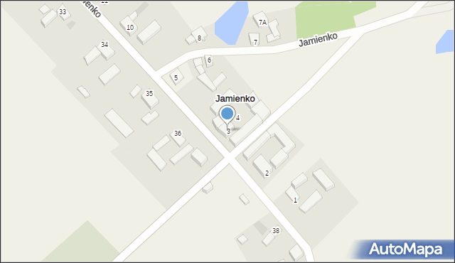 Jamienko, Jamienko, 3, mapa Jamienko