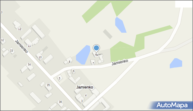 Jamienko, Jamienko, 7A, mapa Jamienko