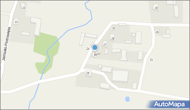 Jamiołki-Piotrowięta, Jamiołki-Piotrowięta, 26, mapa Jamiołki-Piotrowięta