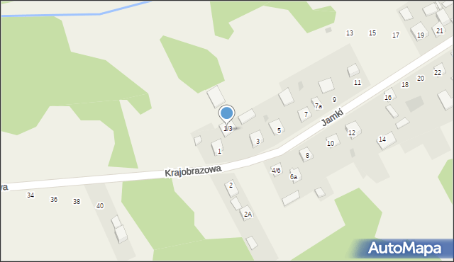 Jamki, Jamki, 1a, mapa Jamki