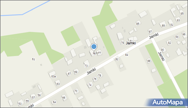 Jamki, Jamki, 75, mapa Jamki