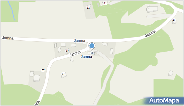 Jamna, Jamna, 16, mapa Jamna