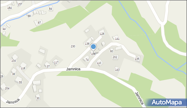 Jamnica, Jamnica, 108, mapa Jamnica