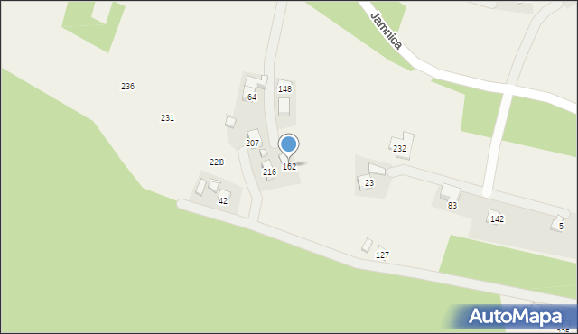Jamnica, Jamnica, 162, mapa Jamnica
