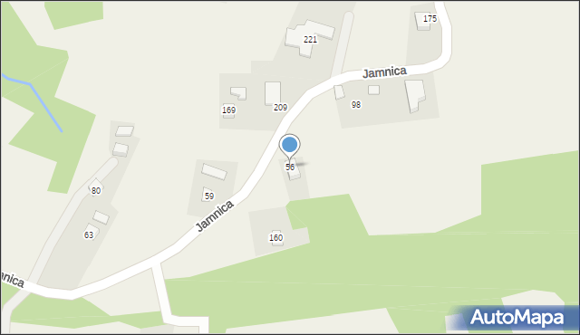 Jamnica, Jamnica, 56, mapa Jamnica