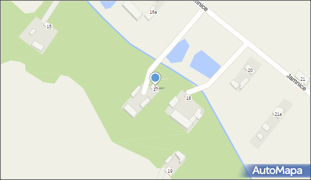 Jamnice, Jamnice, 17, mapa Jamnice