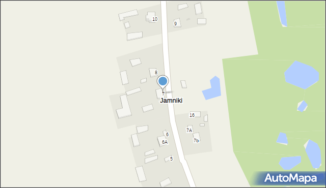Jamniki, Jamniki, 7, mapa Jamniki