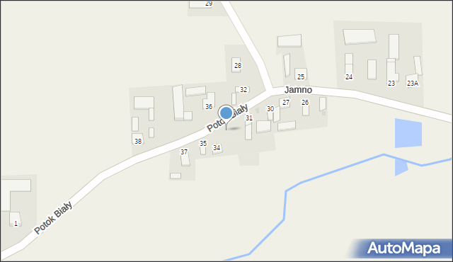Jamno, Jamno, 33, mapa Jamno