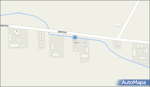 Jamno, Jamno, 6, mapa Jamno