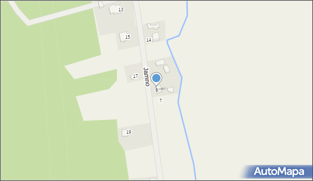 Jamno, Jamno, 9, mapa Jamno