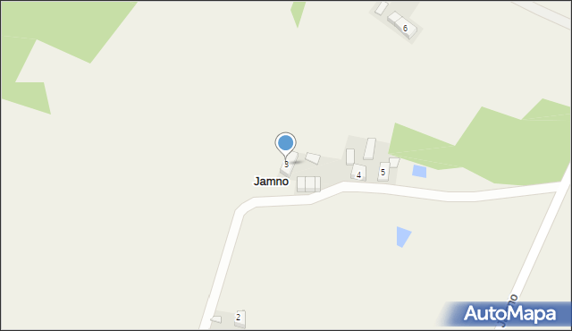 Jamno, Jamno, 3, mapa Jamno