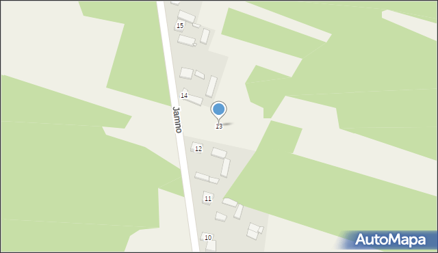 Jamno, Jamno, 13, mapa Jamno