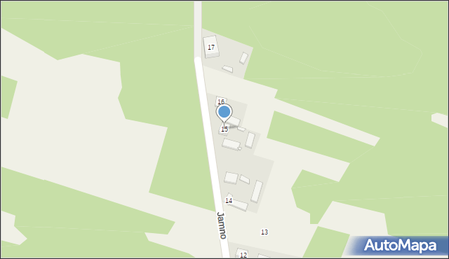 Jamno, Jamno, 15, mapa Jamno