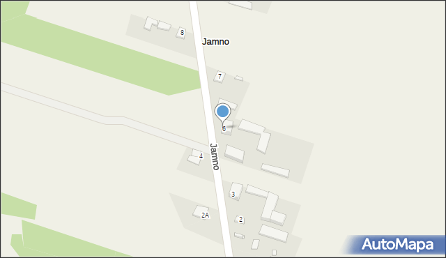 Jamno, Jamno, 6, mapa Jamno