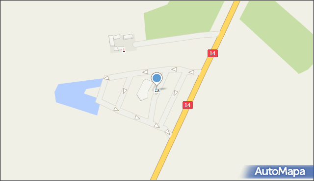 Jamno, Jamno, 1a, mapa Jamno