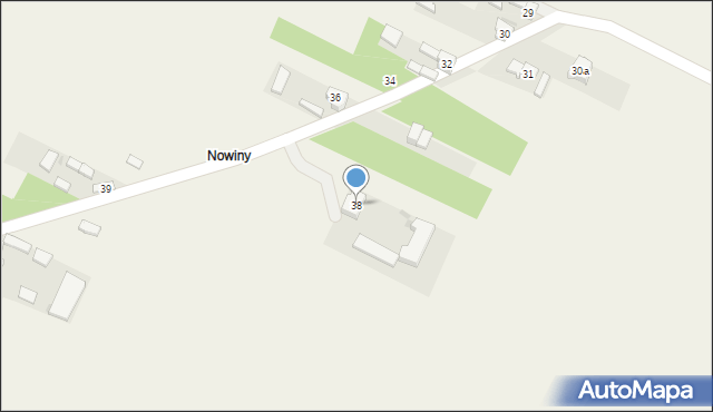 Jamno, Jamno, 38, mapa Jamno